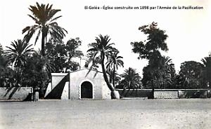 El-Golea - Eglise construite en 1898 par l'Armee de Pacification